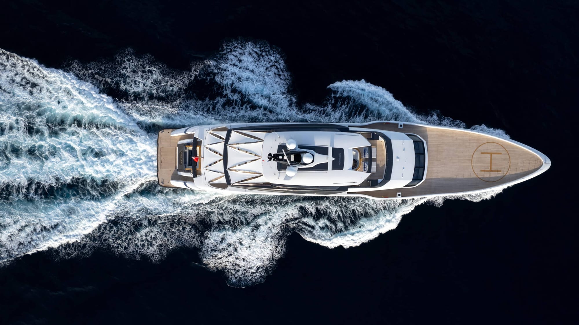 Yacht exterior photography