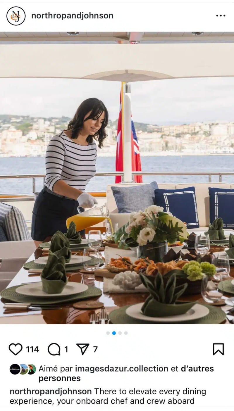 Superyacht social media content — new build