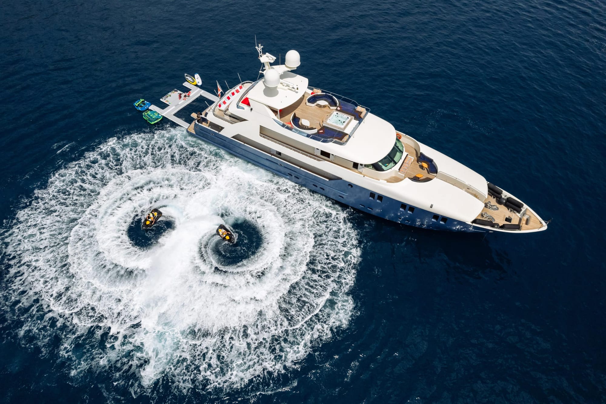 Yacht at sea