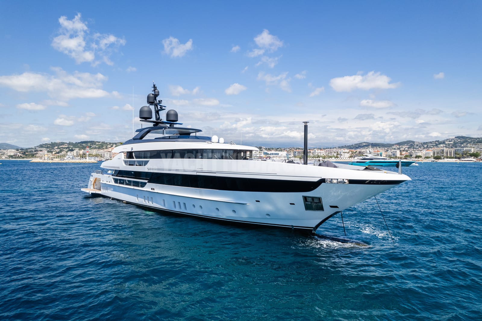 Alulim — superyacht aerial drone view, photo 7