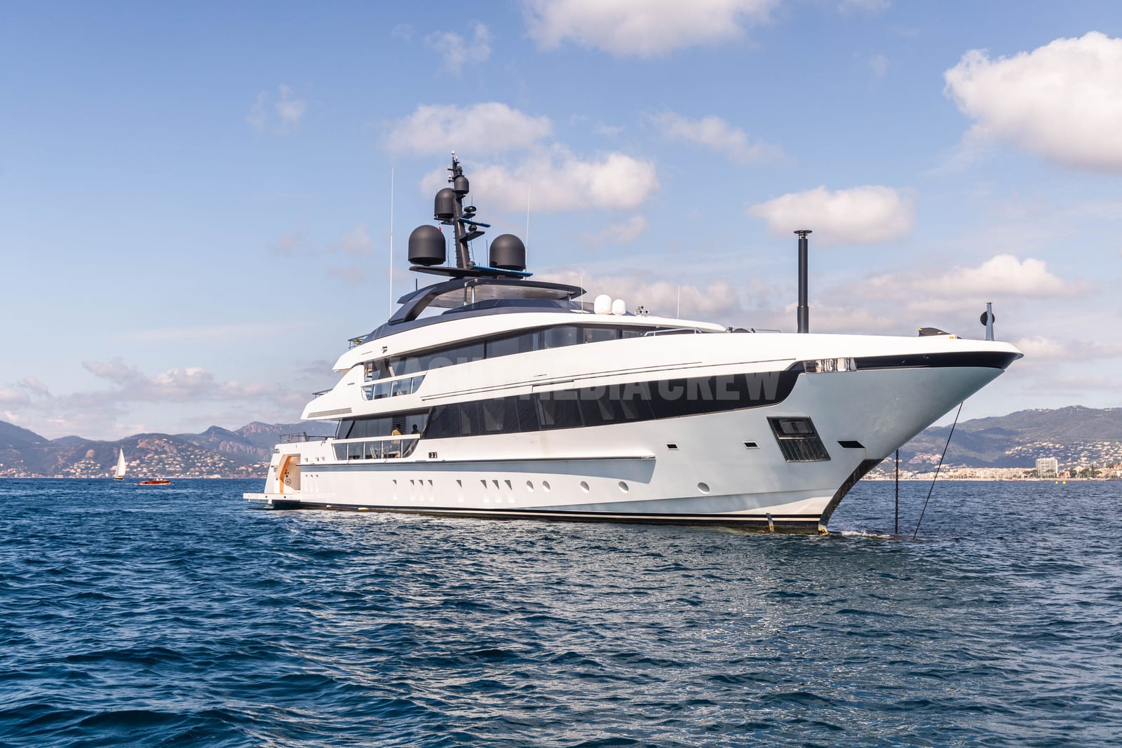 Alulim — superyacht aerial drone view, photo 3