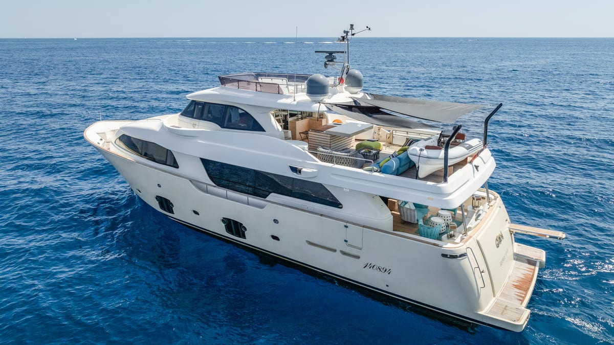 Custom Line Navetta 26 Crescendo — superyacht photographed by Yacht Media Crew