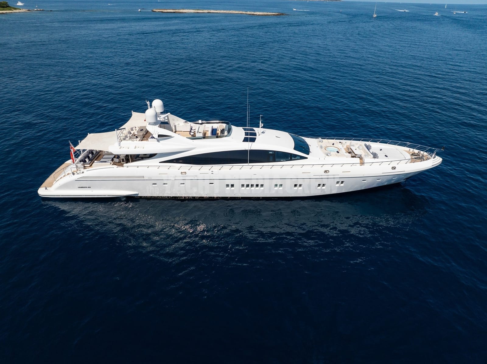 Da Vinci — superyacht aerial drone view, photo 10
