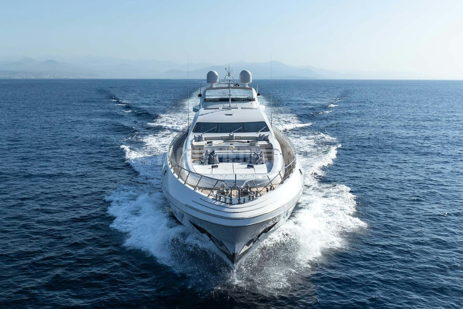 Da Vinci — superyacht aerial drone view, photo 3