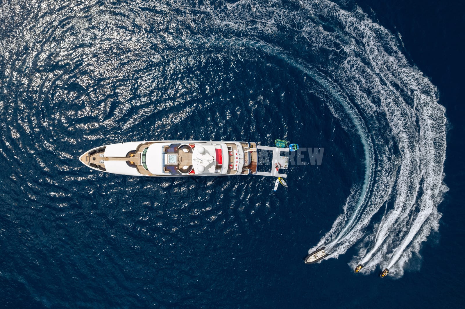Irama — superyacht aerial drone view, photo 2