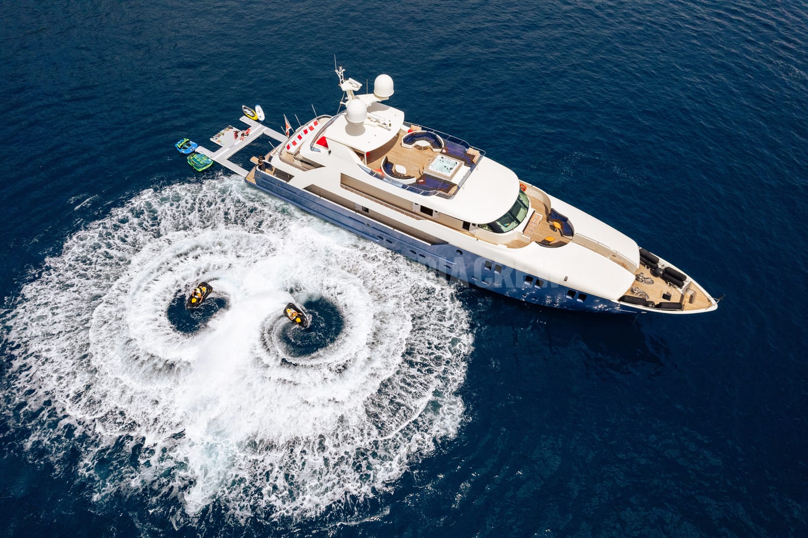Irama — superyacht aerial drone view, photo 4