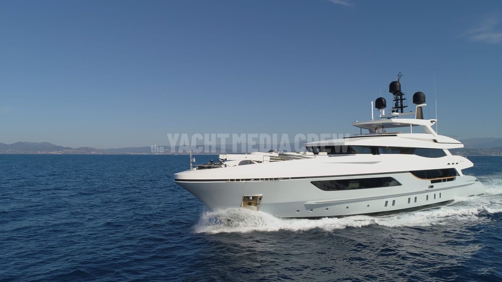 Medially — superyacht aerial drone view, photo 5