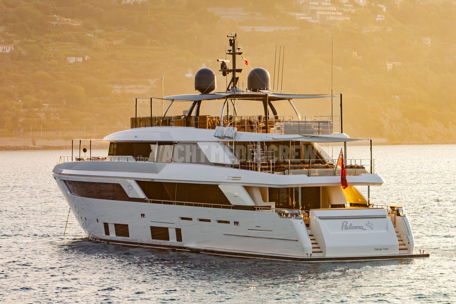 Paloma — superyacht aerial drone view, photo 1