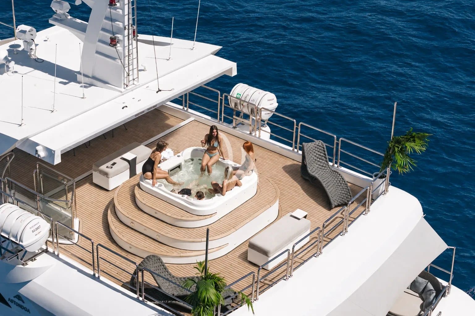 Panakeia — superyacht aerial drone view, photo 5