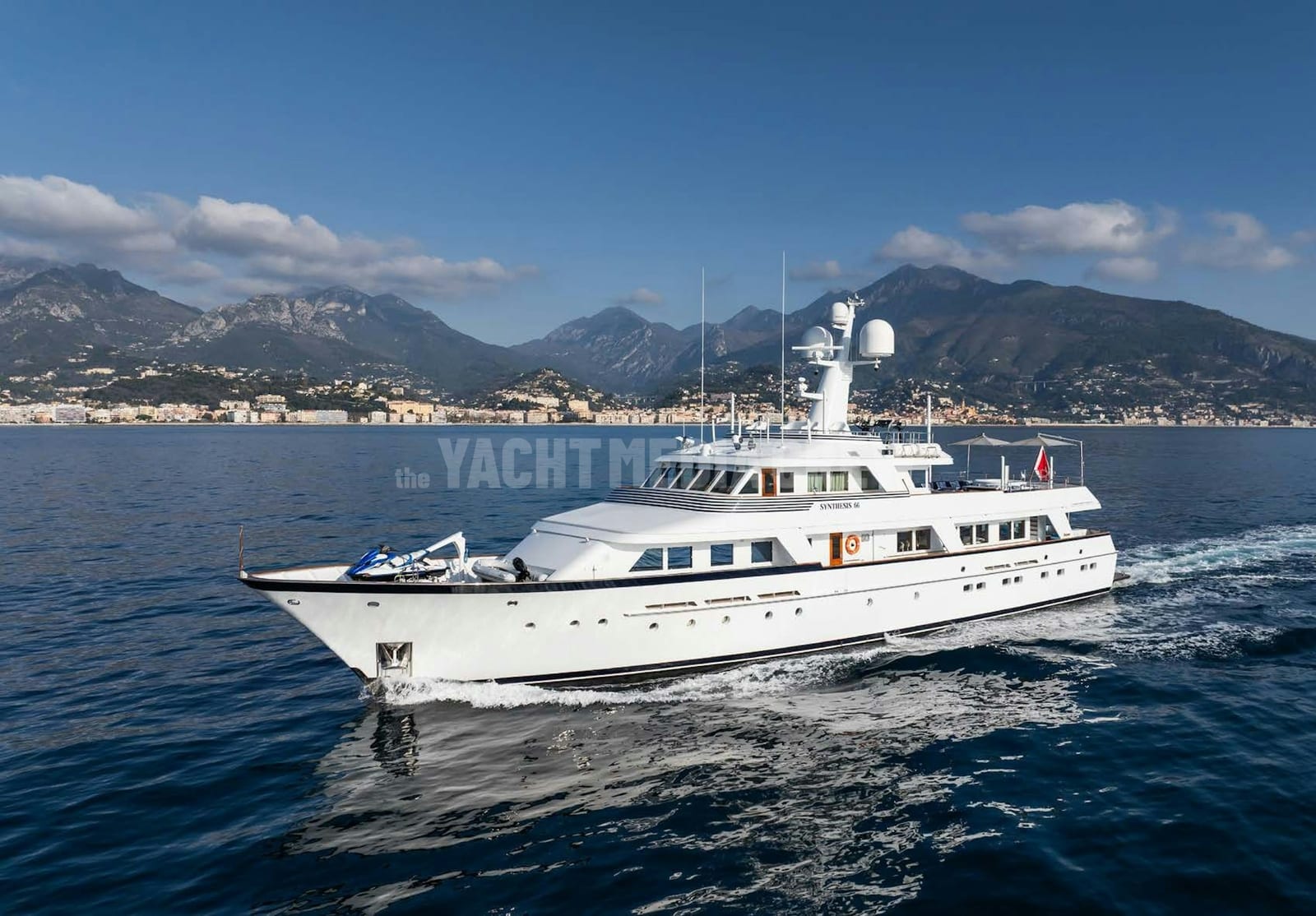 Synthesis 66 — superyacht aerial drone view, photo 5